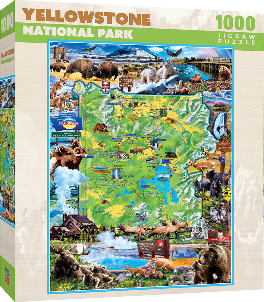 Masterpieces Puzzle National Park Yellowstone Puzzle 1000 pieces
