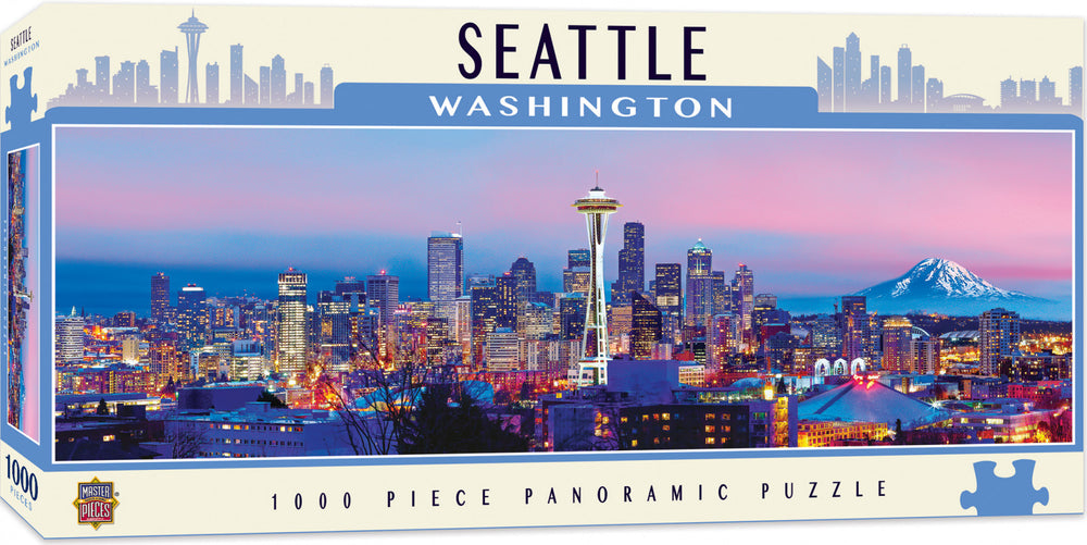 Masterpieces Puzzle City Panoramic Seattle Puzzle 1000 pieces