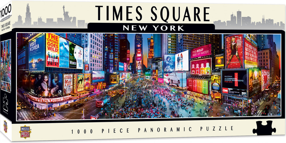 Masterpieces Puzzle City Panoramic New York Times Square Puzzle 1000 pieces