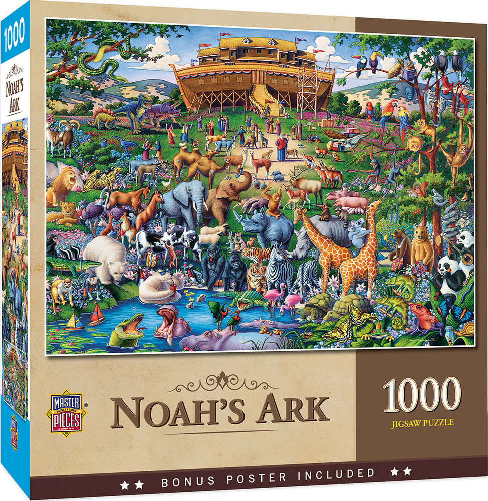 Masterpieces Puzzle Inspirational Noahs Ark Puzzle 1000 pieces