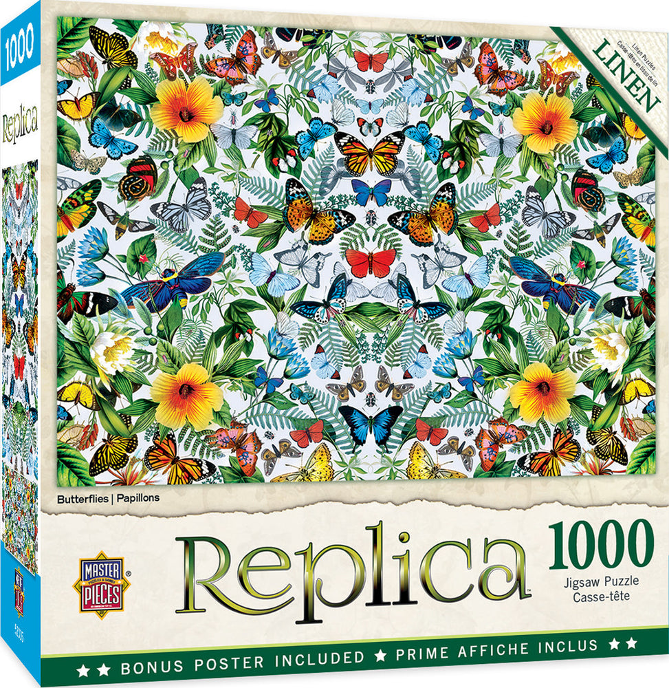 Masterpieces Puzzle Replica Butterflies Puzzle 1000 pieces