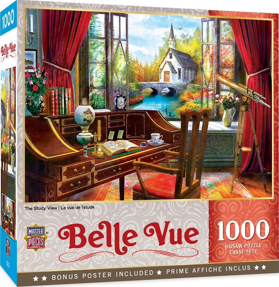 Masterpieces Puzzle Belle Vue The Study View Puzzle 1000 pieces