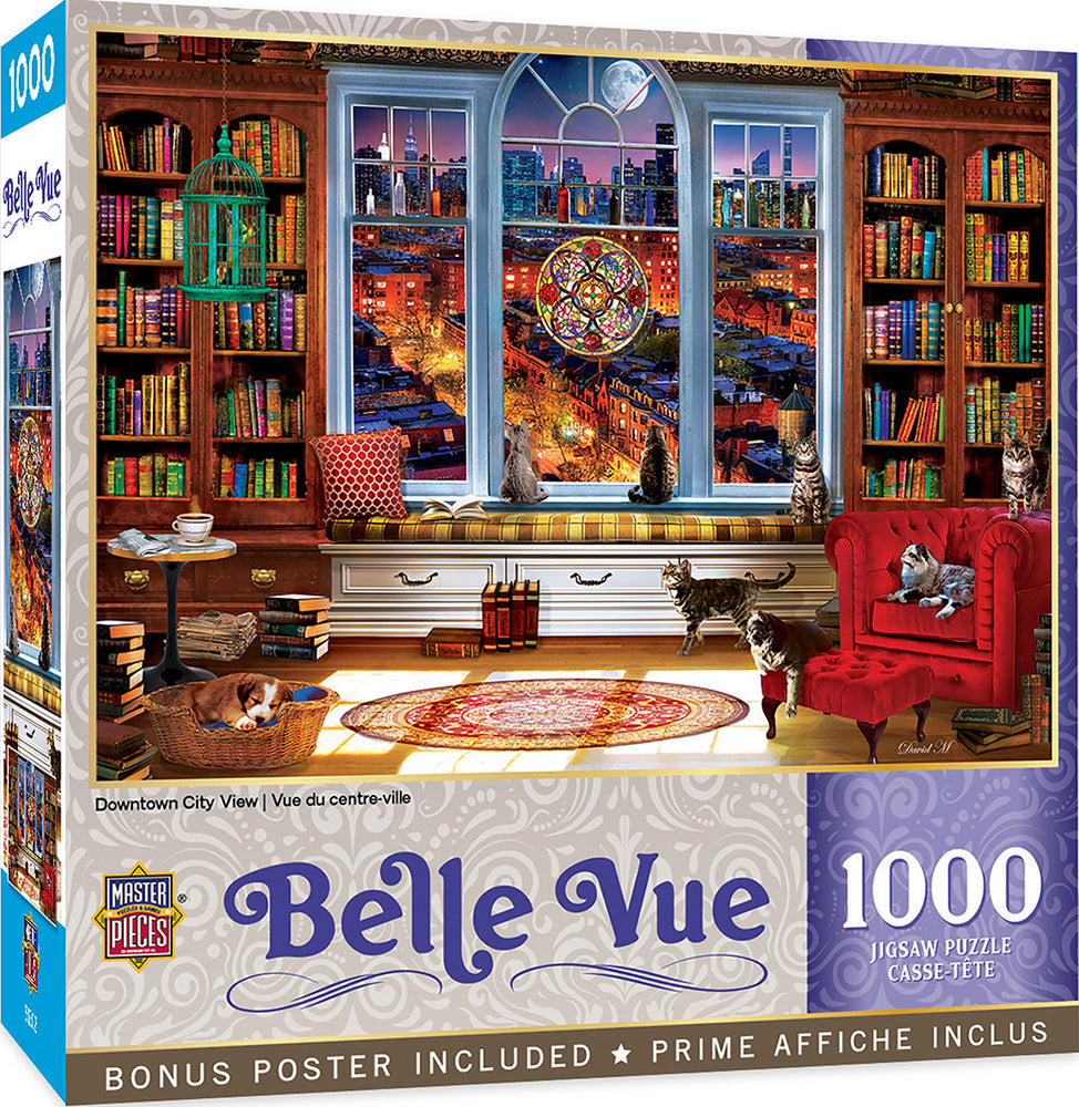 Masterpieces Puzzle Belle Vue Downtown City View Puzzle 1000 pieces