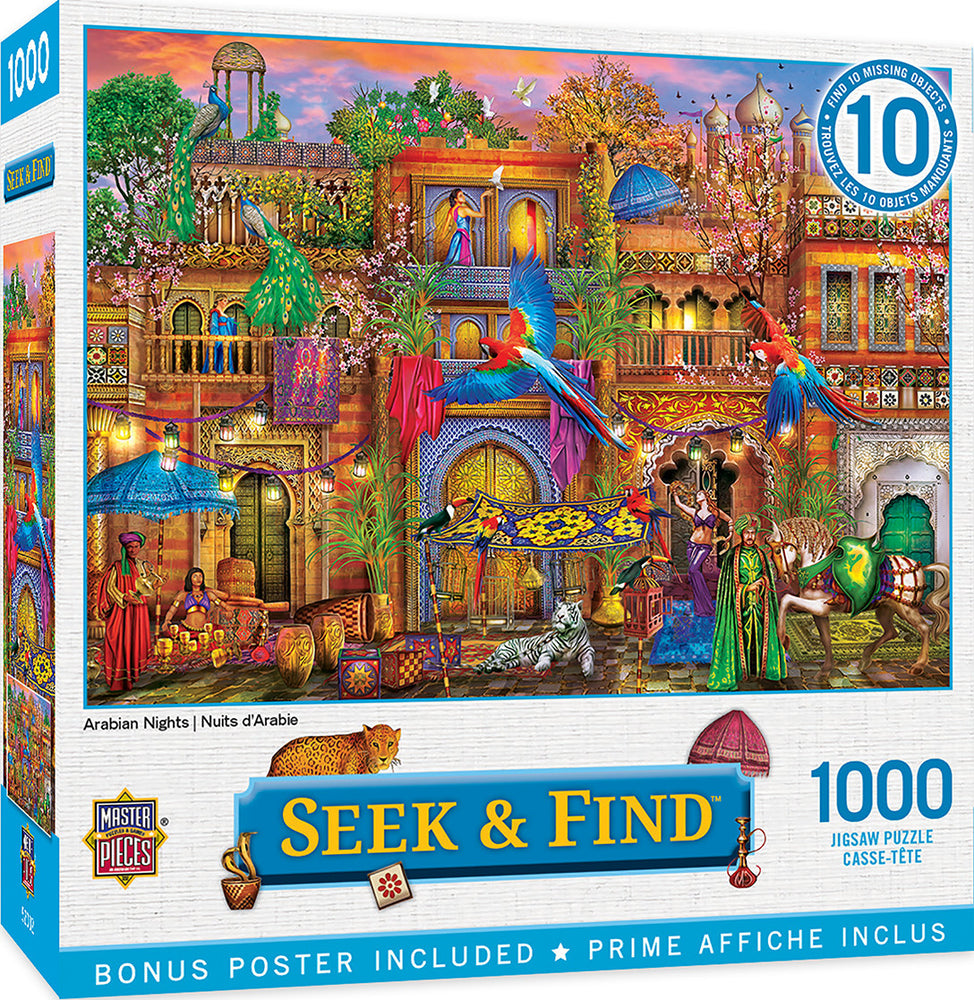 Masterpieces Puzzle Seek & Find Arabian Nights Puzzle 1000 pieces