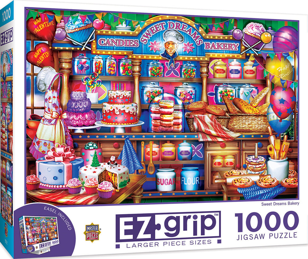 Masterpieces Puzzle EZ Grip Sweet Dreams Bakery Puzzle 1000 pieces