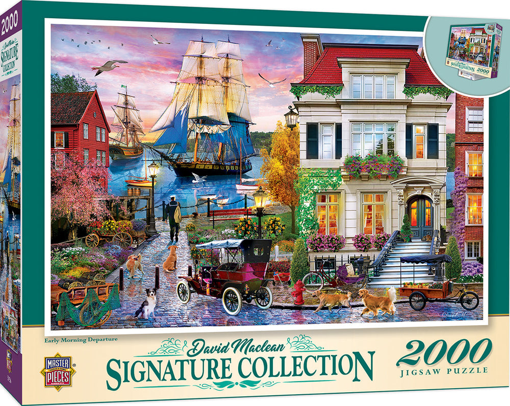 Masterpieces Puzzle Signature Collection Early Morning Departure Puzzle 2000 pieces