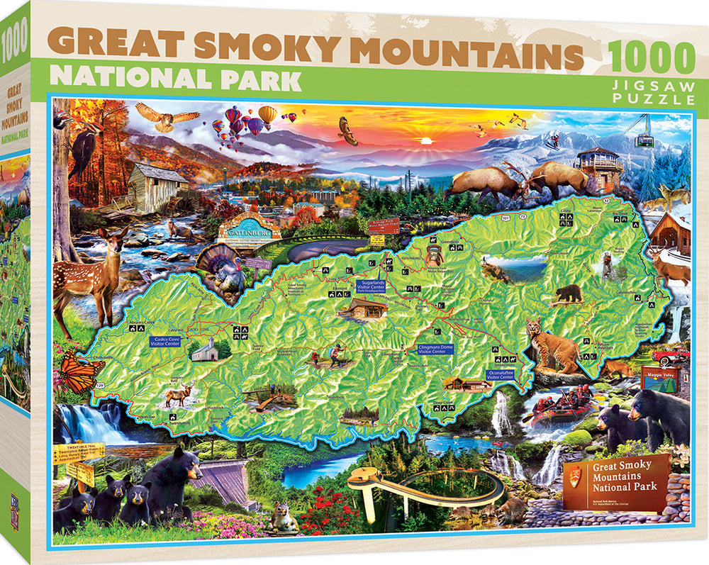 Masterpieces Puzzle National Park Great Smokey Mountains Puzzle 1000 pieces