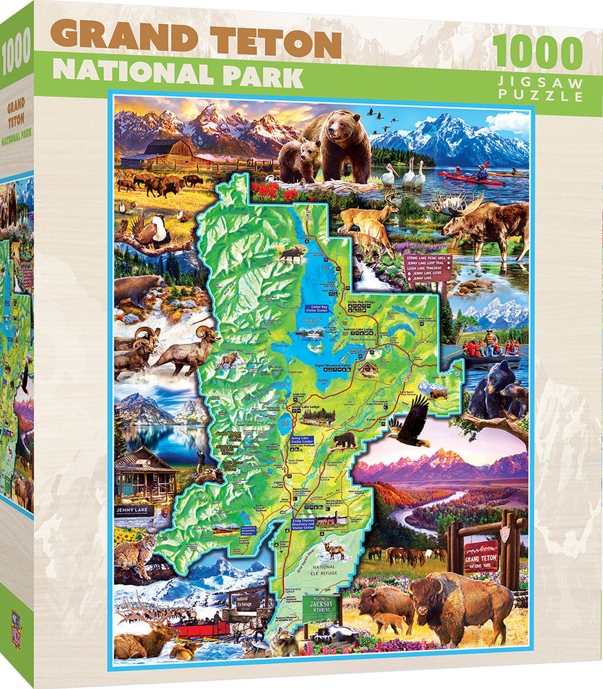 Masterpieces Puzzle National Park Grand Tetons Puzzle 1000 pieces