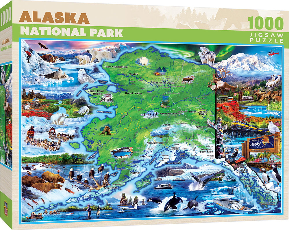 Masterpieces Puzzle National Park Alaska Puzzle 1000 pieces
