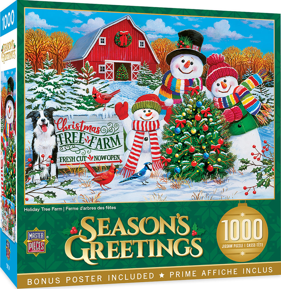 Masterpieces Puzzle Holiday Holiday Tree Farm Puzzle 1000 pieces