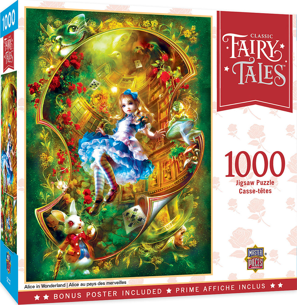 Masterpieces Puzzle Classic Fairytales Alice in Wonderland Puzzle 1000 pieces