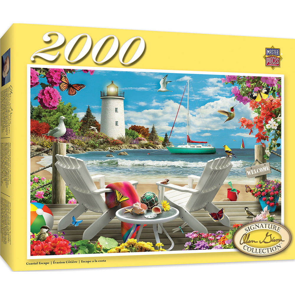 Masterpieces Puzzle Signature Collection Coastal Escape Puzzle 2000 pieces