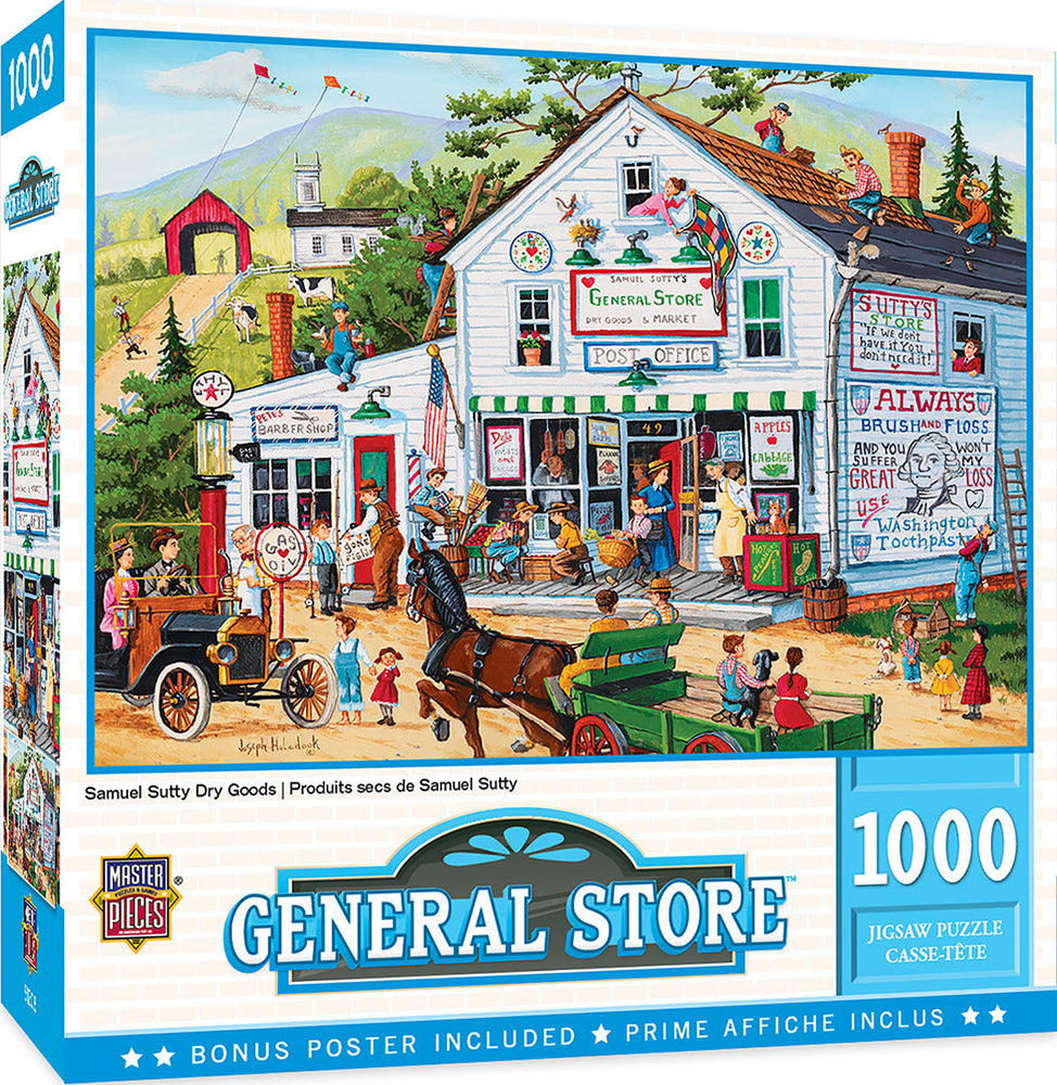 Masterpieces Puzzle General Store Samuel Sutty Dry Goods Puzzle 1000 pieces