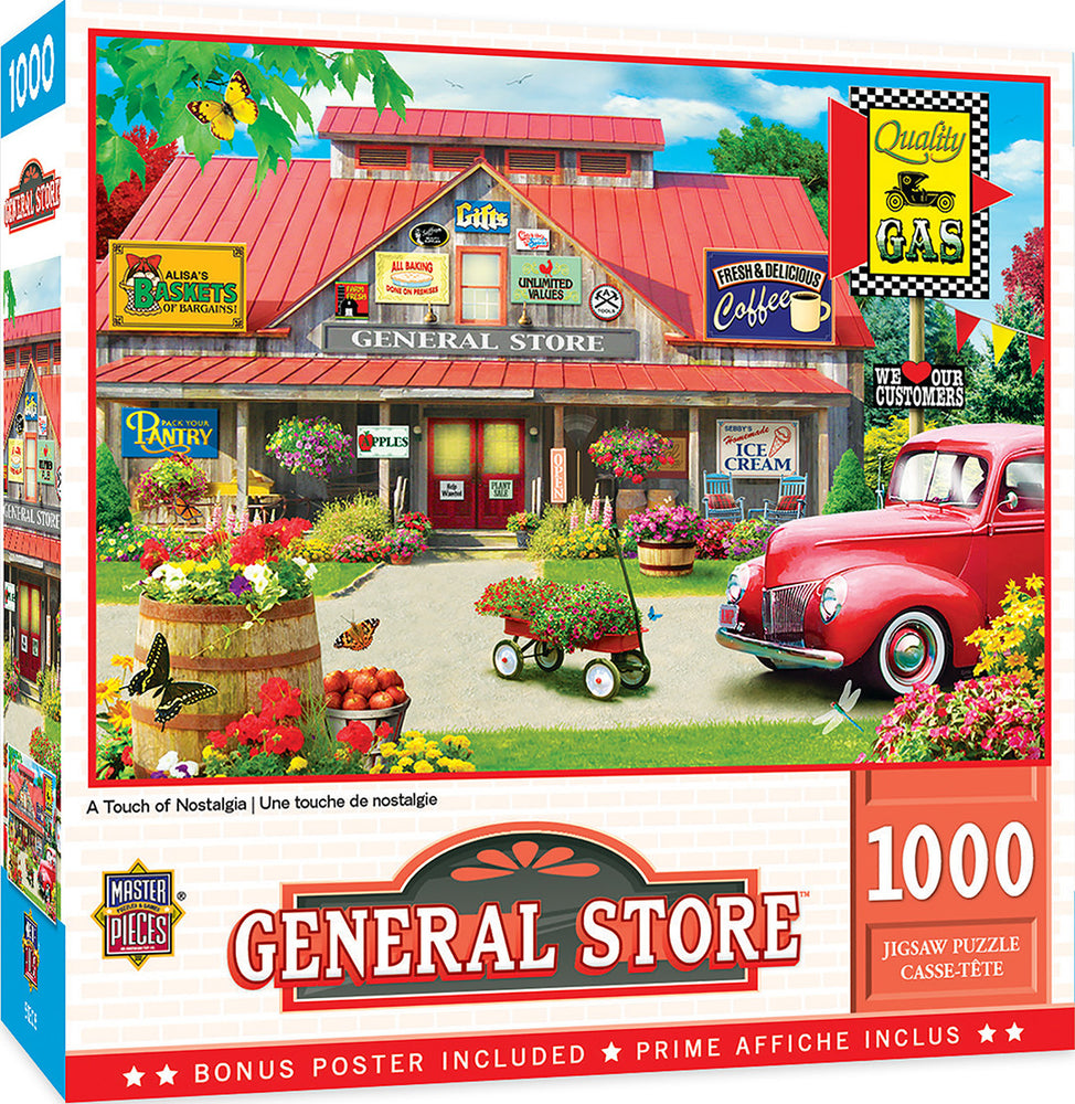 Masterpieces Puzzle General Store A Touch of Nostalgia Puzzle 1000 pieces