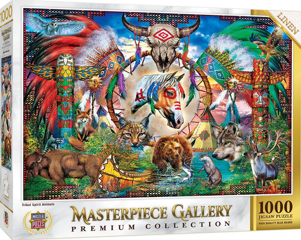Masterpieces Puzzle Masterpieces Gallery Tribal Spirit Animals Puzzle 1000 pieces