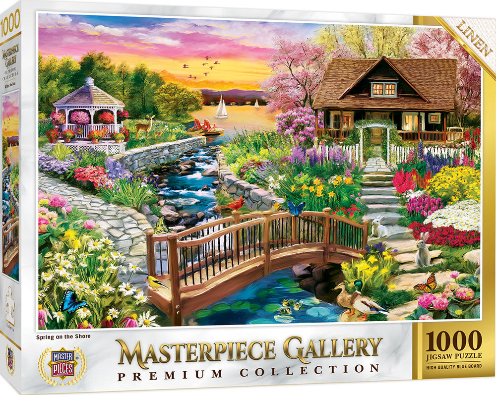 Masterpieces Puzzle Masterpieces Gallery Spring on the Shore Puzzle 1000 pieces