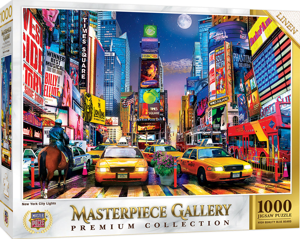 Masterpieces Puzzle Masterpieces Gallery New York City Lights  Puzzle 1000 pieces