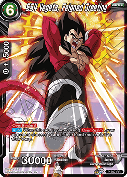 SS4 Vegeta, Feigned Greeting [P-307]