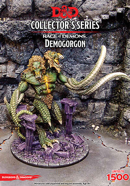 D&D Collectors Series Miniatures Rage of Demons Demon Lord Demogorgon