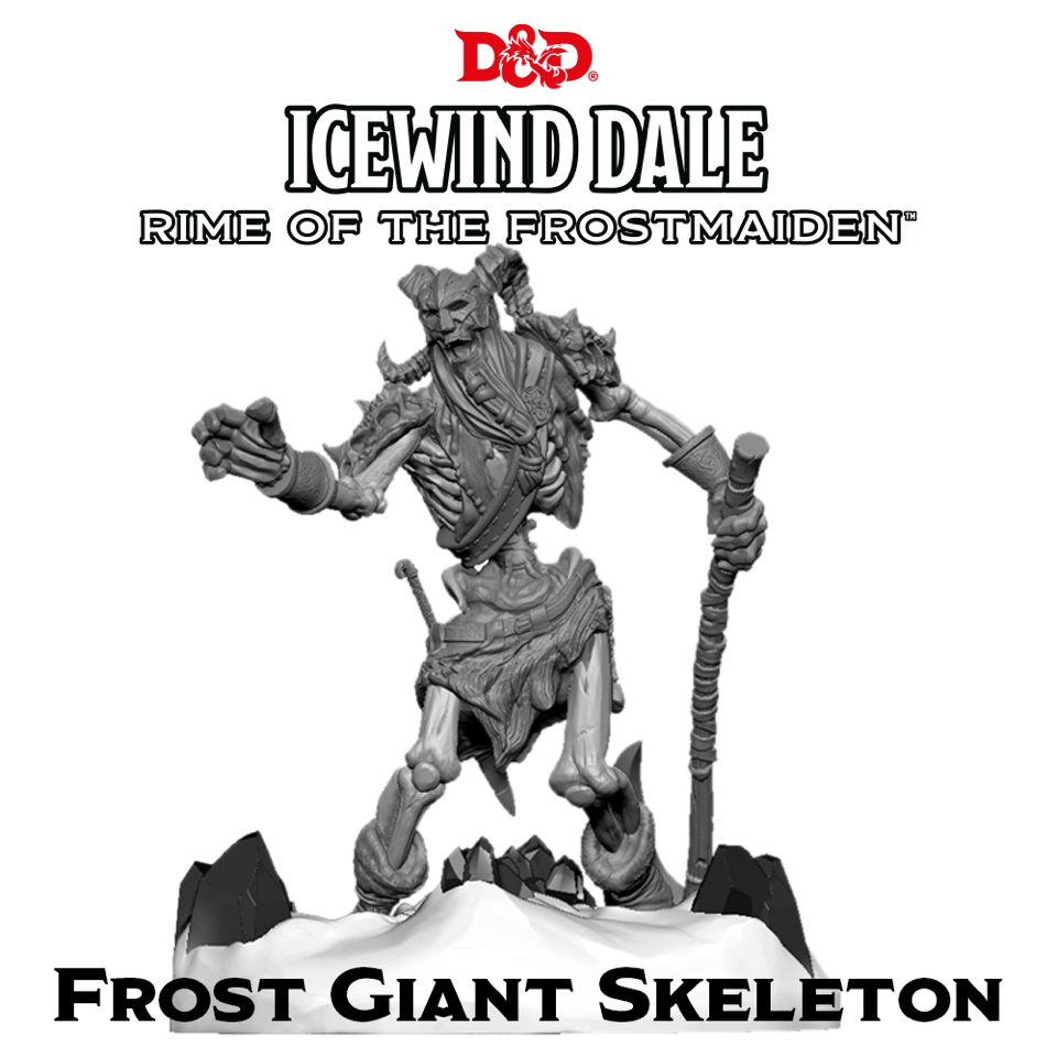 D&D Icewind Dale Rime of the Frostmaiden Frost Giant Skeleton