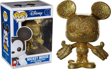 Mickey Mouse (Gold Glitter) #01 Disney Pop! Vinyl