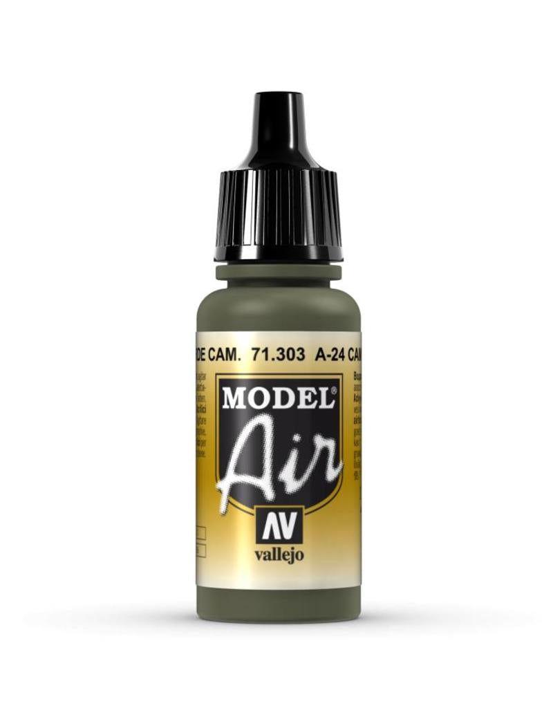 Vallejo Model Air - A-24M Camouflage Green 17 ml