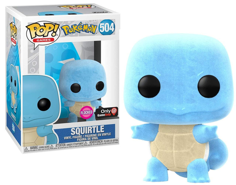 Squirtle (Flocked Special Edition) #504 Pokemon Pop! Vinyl