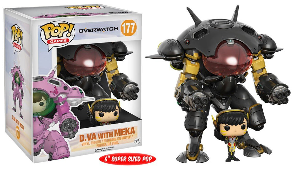 D.va with Meka (Black) #177 Overwatch Funko Pop! Vinyl