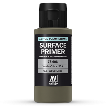 Vallejo Surface Primer - US Olive Drab 60 ml