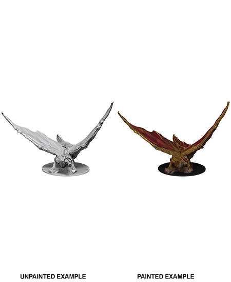 D&D Nolzurs Marvelous Unpainted Miniatures Young Brass Dragon