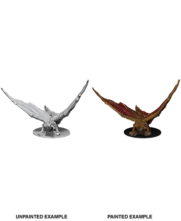 D&D Nolzurs Marvelous Unpainted Miniatures Young Brass Dragon