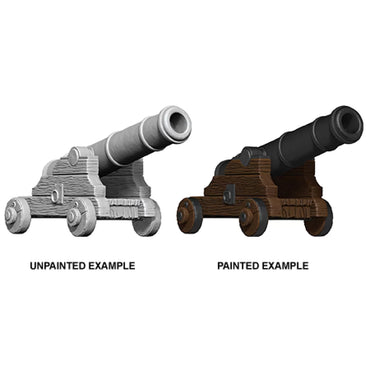 WizKids Deep Cuts Unpainted Miniatures Cannons