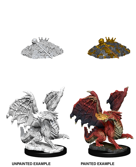 D&D Nolzurs Marvelous Unpainted Miniatures Red Dragon Wyrmling