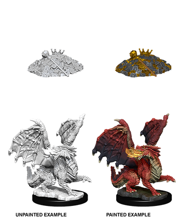D&D Nolzurs Marvelous Unpainted Miniatures Red Dragon Wyrmling
