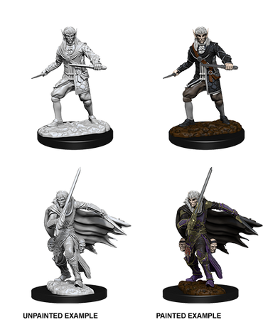 Pathfinder Deep Cuts Unpainted Miniatures Male Elf Rogue