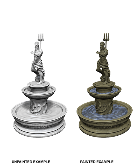 WizKids Deep Cuts Unpainted Miniatures Fountain