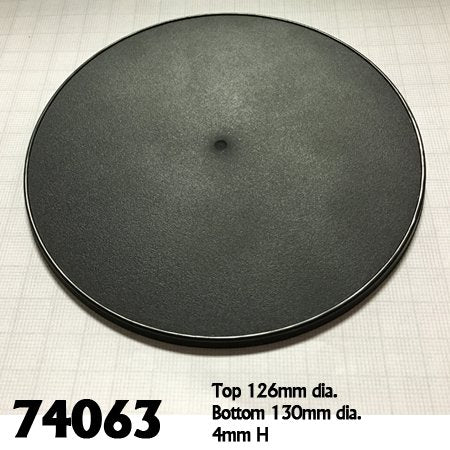 Reaper Miniatures - 130mm Round Gaming Base (4)