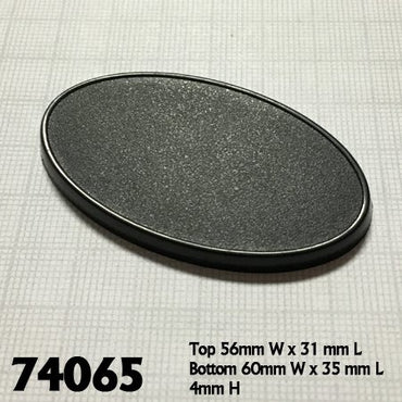 Reaper Miniatures 60x35mm Oval Gaming Base