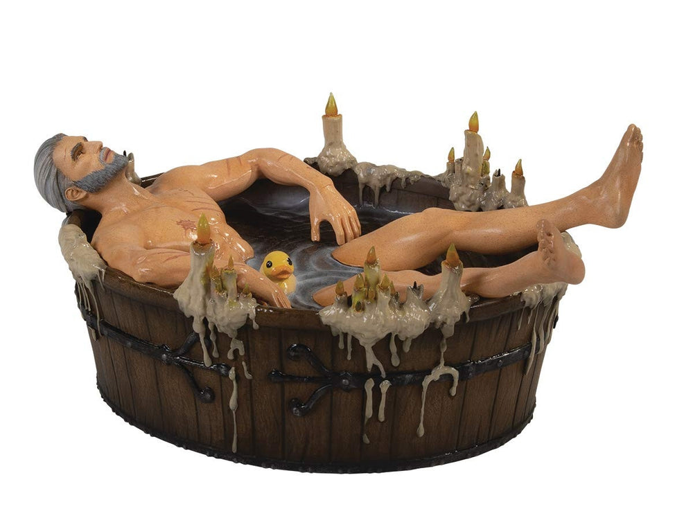 The Witcher III Wild Hunt: Geralt in the Bath Statuette by Dark Horse