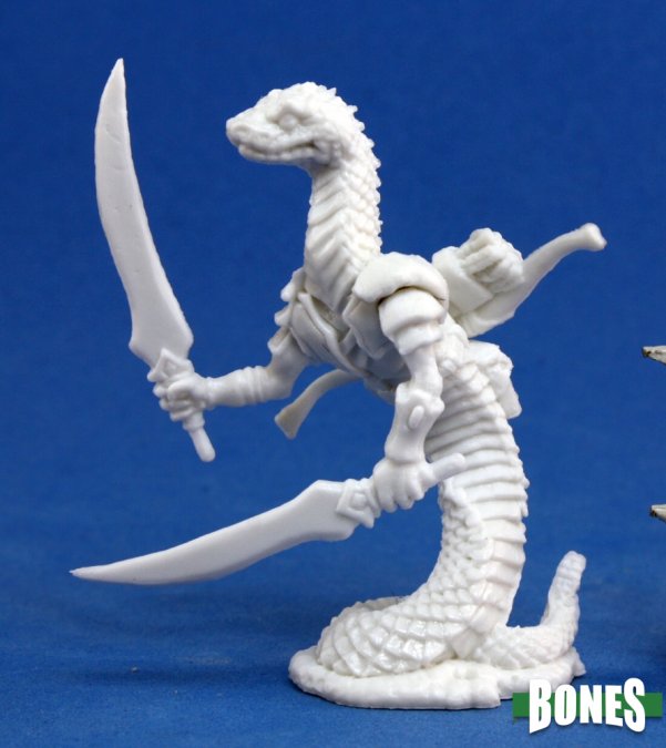 Reaper Bones Snakeman Warrior