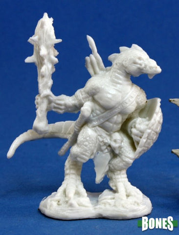 Reaper Bones Lizardman Warrior