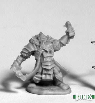 Reaper Bones Thain Grimthorn, Dwarf Cleric