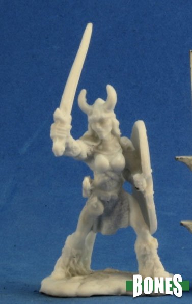 Reaper Bones Ingrid, Female Viking