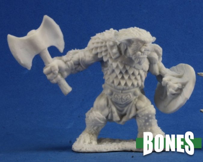 Reaper Bones Kegg, Bugbear Hunter (axe)