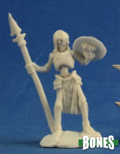 Reaper Bones Skeleton Guardian Spearman (3)