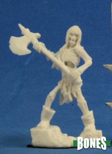 Reaper Bones Skeleton Guardian Axeman (3)