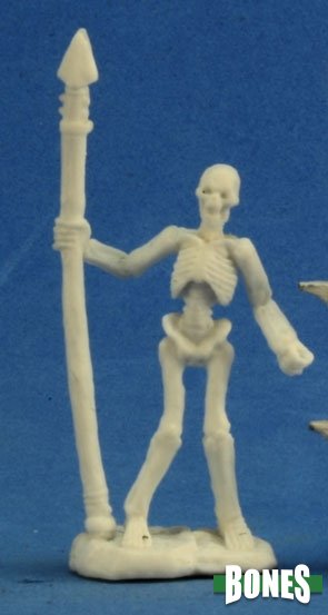 Reaper Bones Skeleton Warrior Spearman (3)