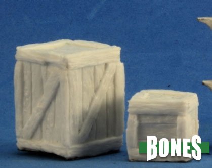 Reaper Bones Crates (Large and Small)(2)