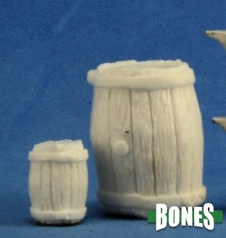 Reaper Bones Large Barrel   Small Barrel