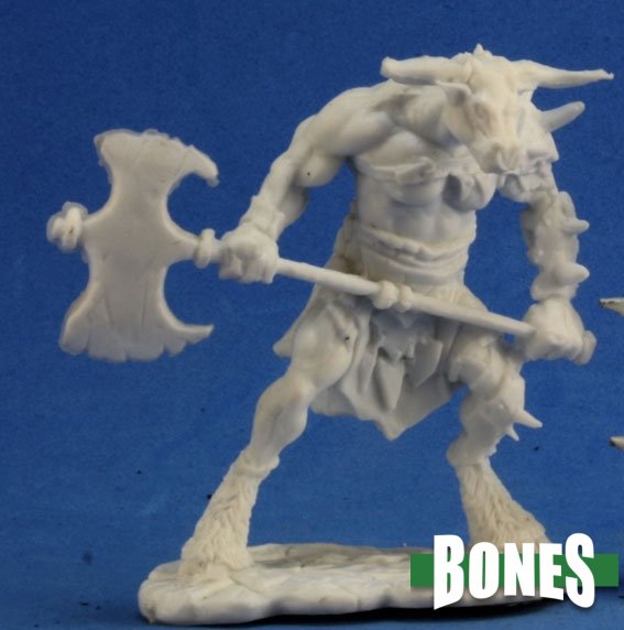 Reaper Bones Bloodhoof, Minotaur Barbarian